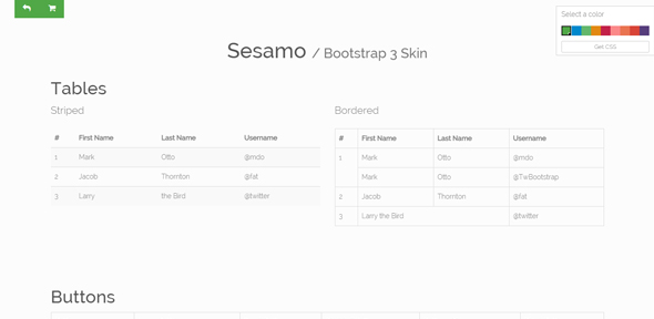 Sesamo Bootstrap Skin