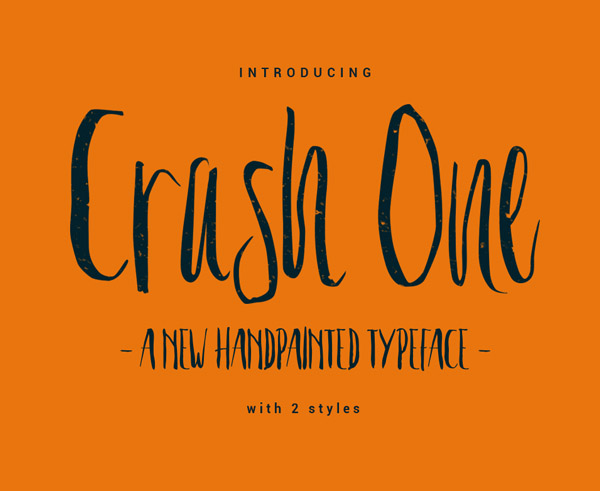 Crash One Free Font