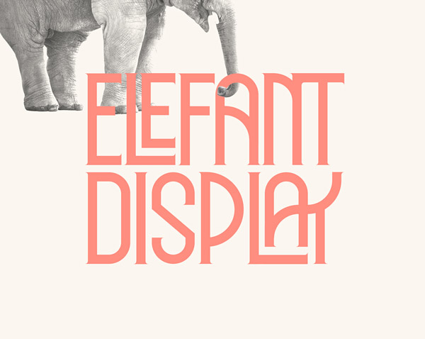 Elephant Display Free Font