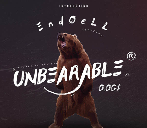 Endoell Free Font