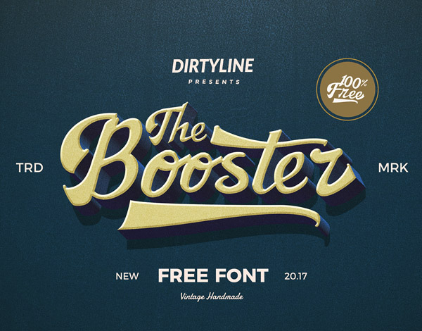 The Booster Free Font