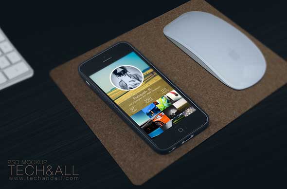  IPhone Work Space Mockup