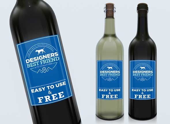 8 Wine Label Mockup 