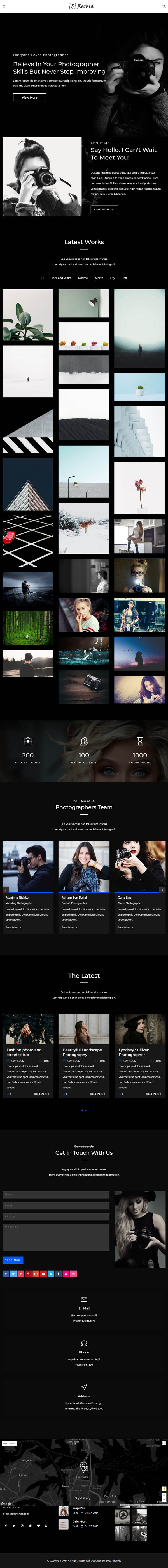 Roobia - Portfolio WordPress Theme