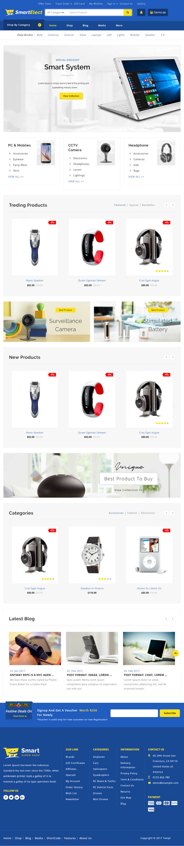 SmartElect - Multipurpose WooCommerce Theme