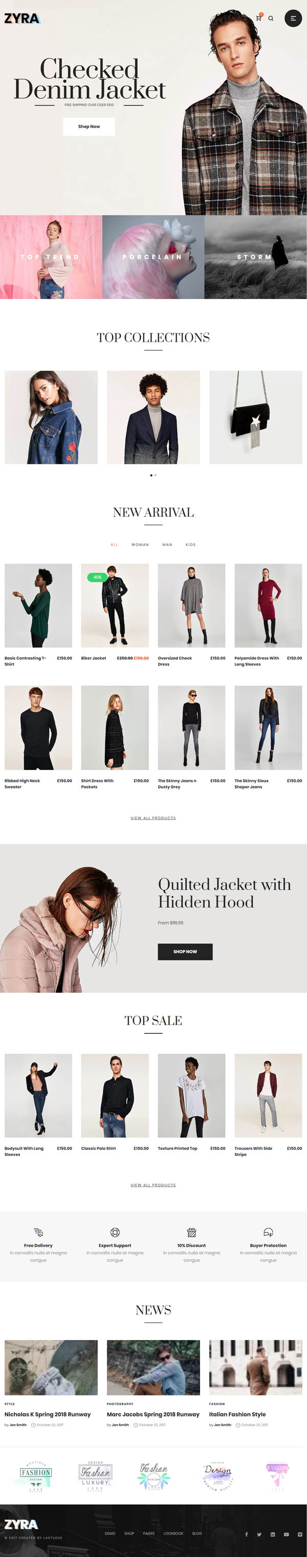Zyra – Clean, Minimal WooCommerce Theme