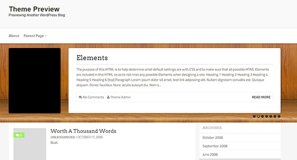 responsive Book Rev Lite — Free WordPress Themes