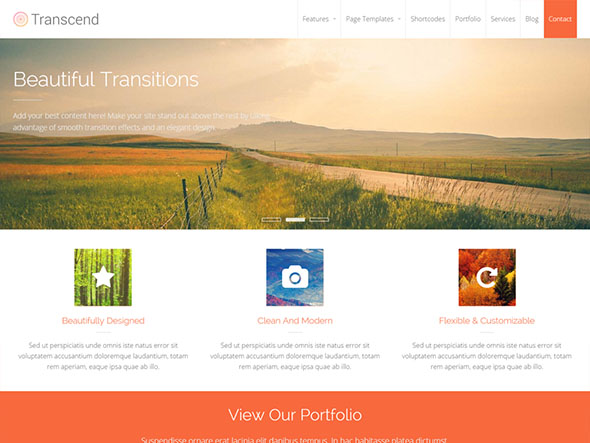 Responsive Transcend Theme - Free