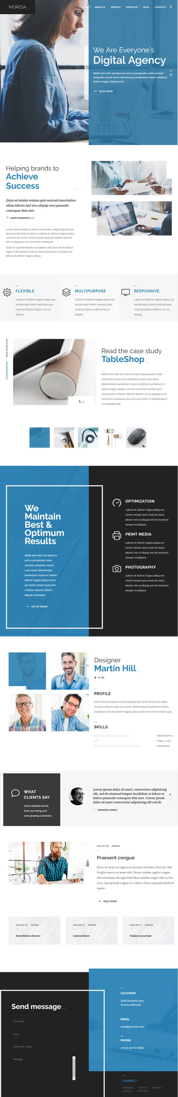 Moresa - Business WordPress Theme