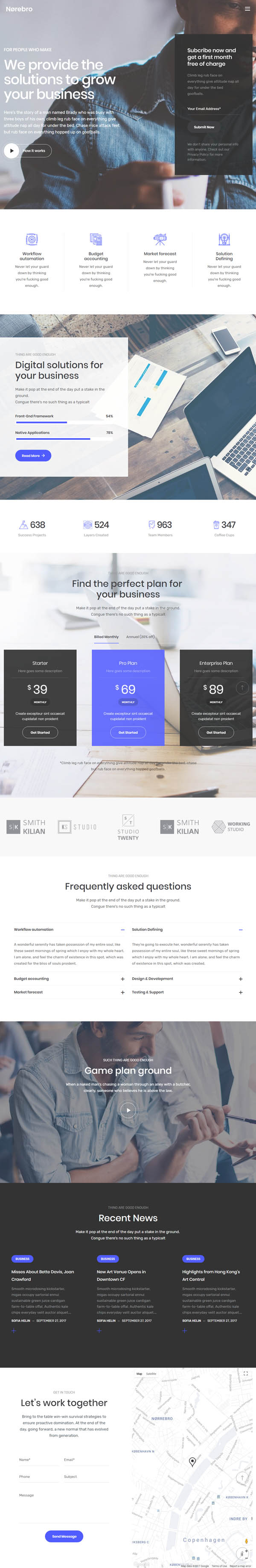 Norebro - Creative Multipurpose WordPress Theme