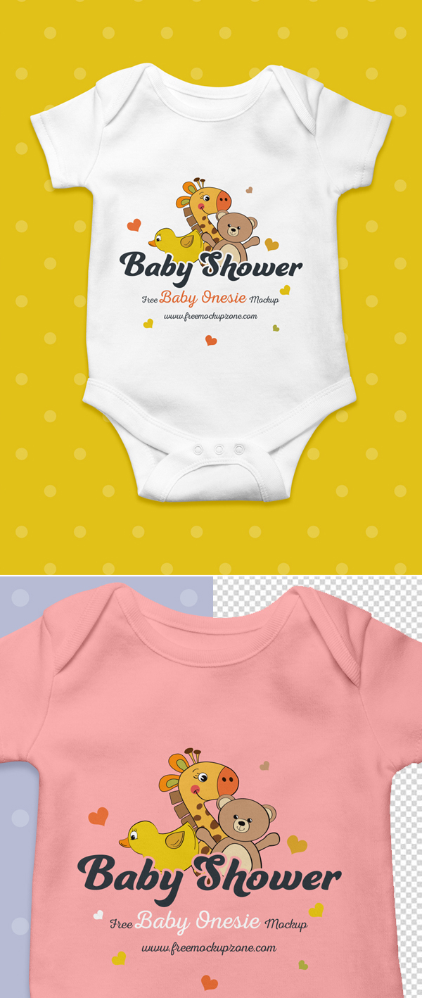 Free Baby Onesie Mockup