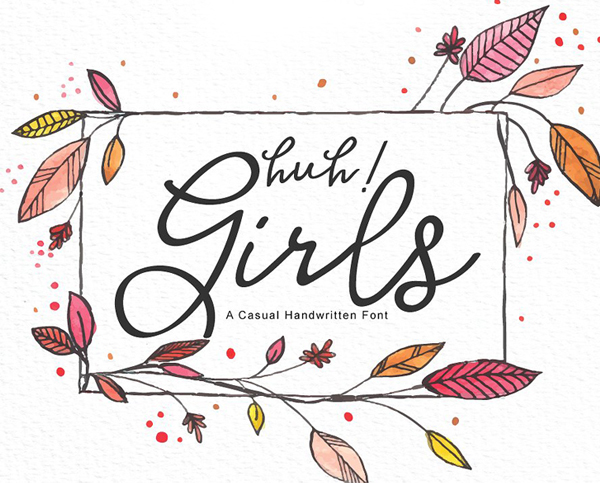 Huh! Girls Free Font