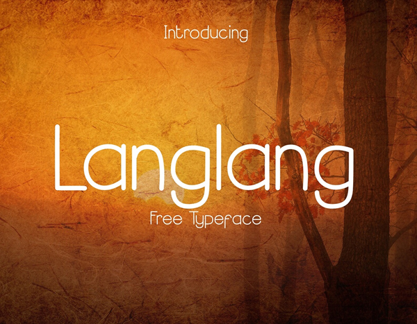 Langlang Free Font