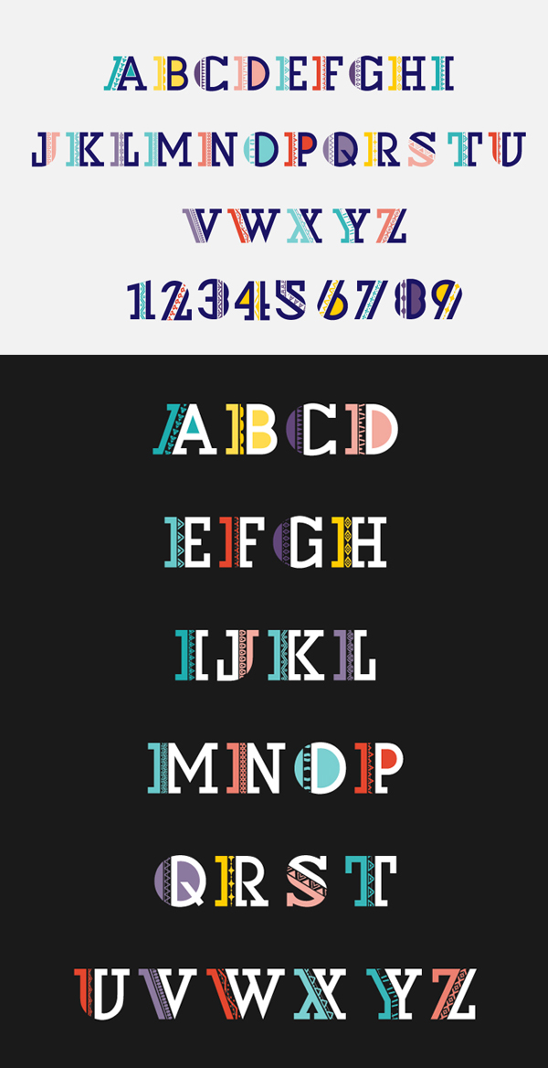 Naive color Font Free Download