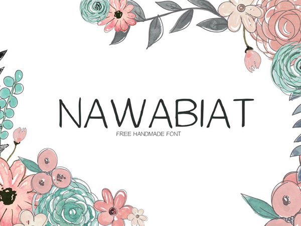 Nawabiat Handwriting Free Font