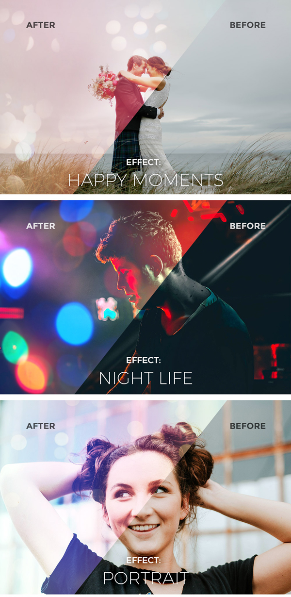 Light & Bokeh Photo Effects Free PSD Download