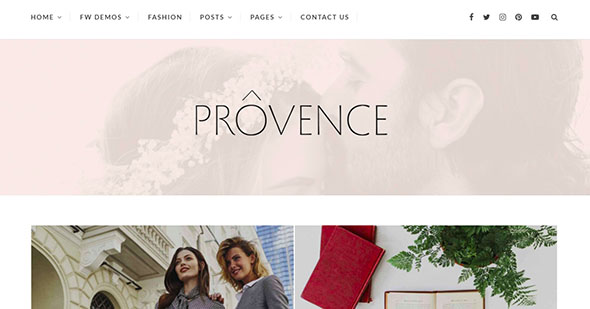 Provence Simple WordPress Template