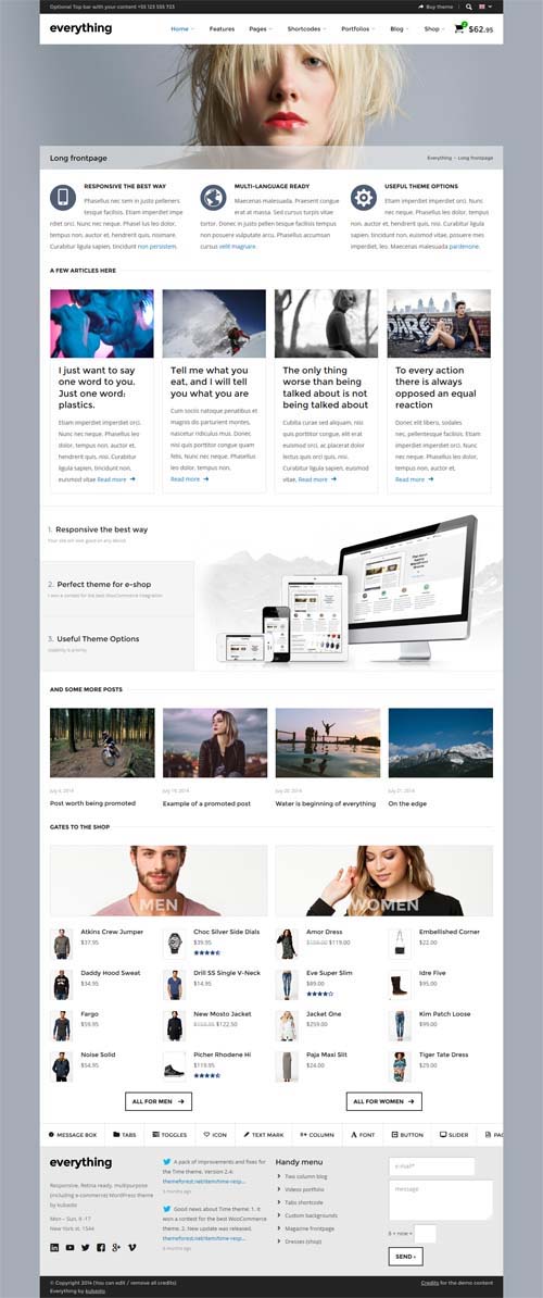 Everything — Responsive WordPress Theme