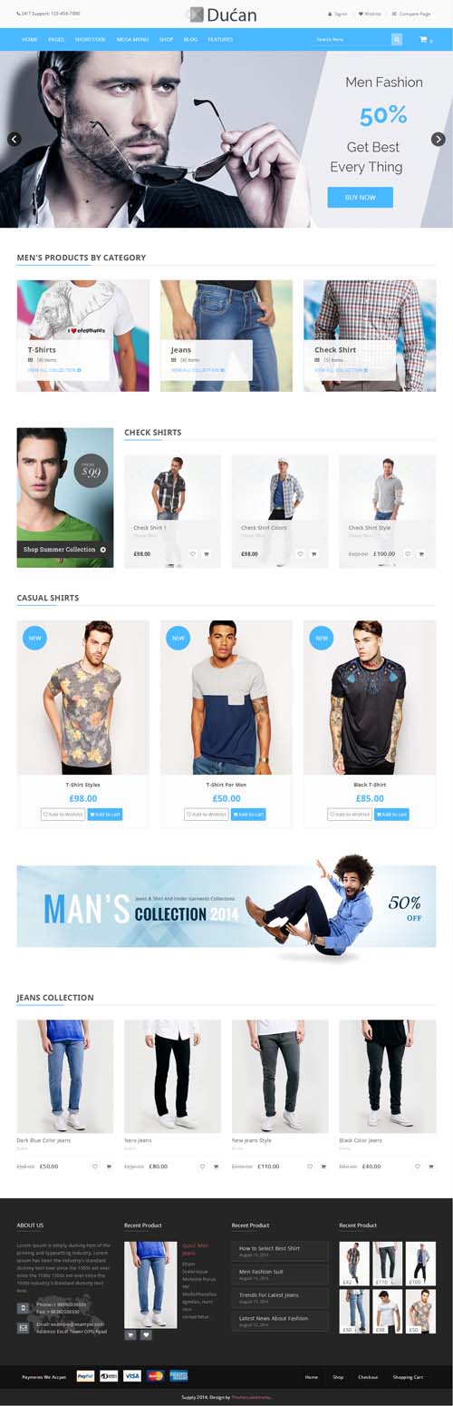 Ducan- Start An Online Store, Woocommerce WP Theme