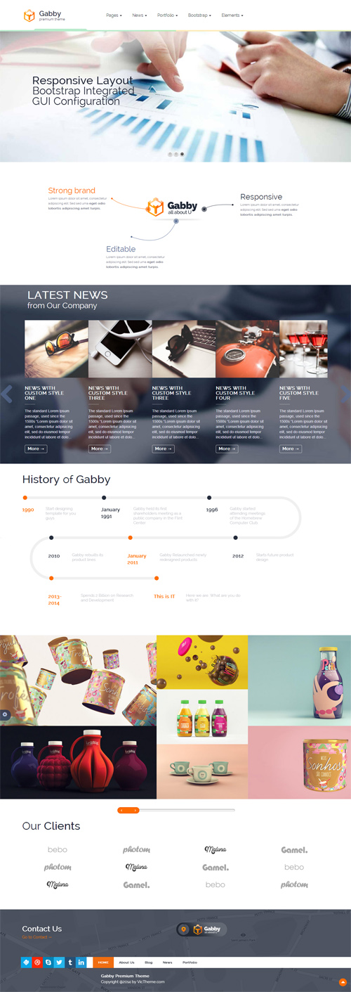 Gabby – Unique Multipurpose WordPress Theme