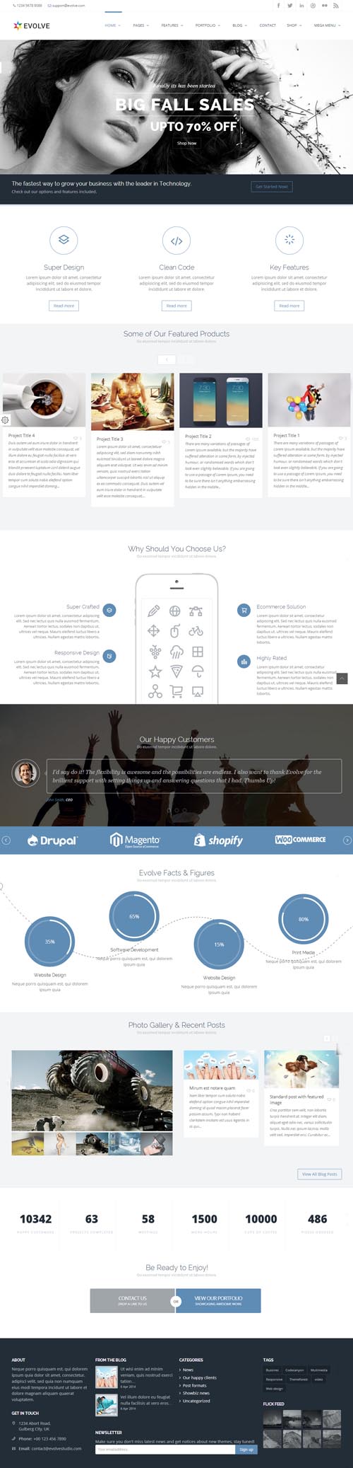 Evolve – Multipurpose WordPress Theme