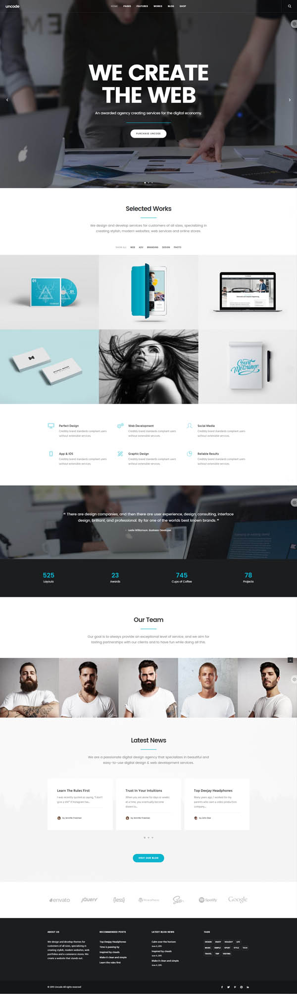 Uncode – Creative Multiuse WordPress Theme