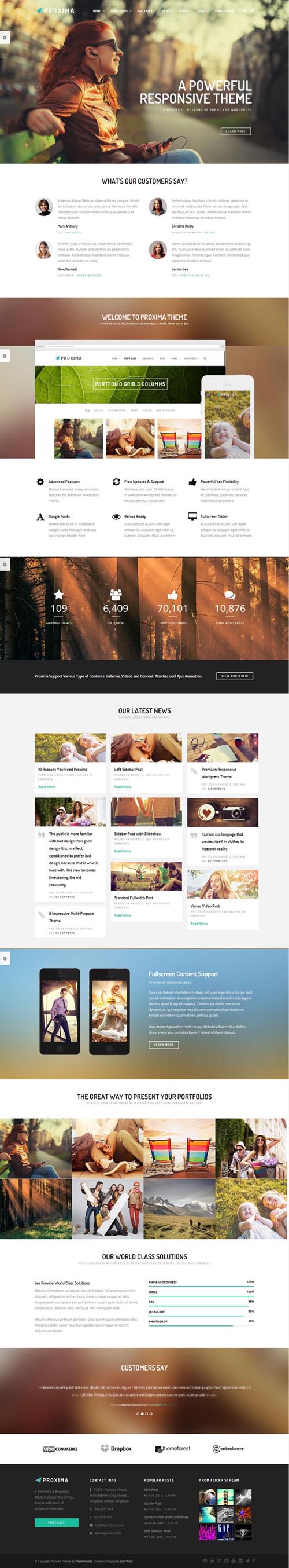 Proxima Responsive Business Multi-Purpose Theme