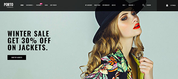 Porto - Premium Magento Theme Ecommerce Template for Your Online Store