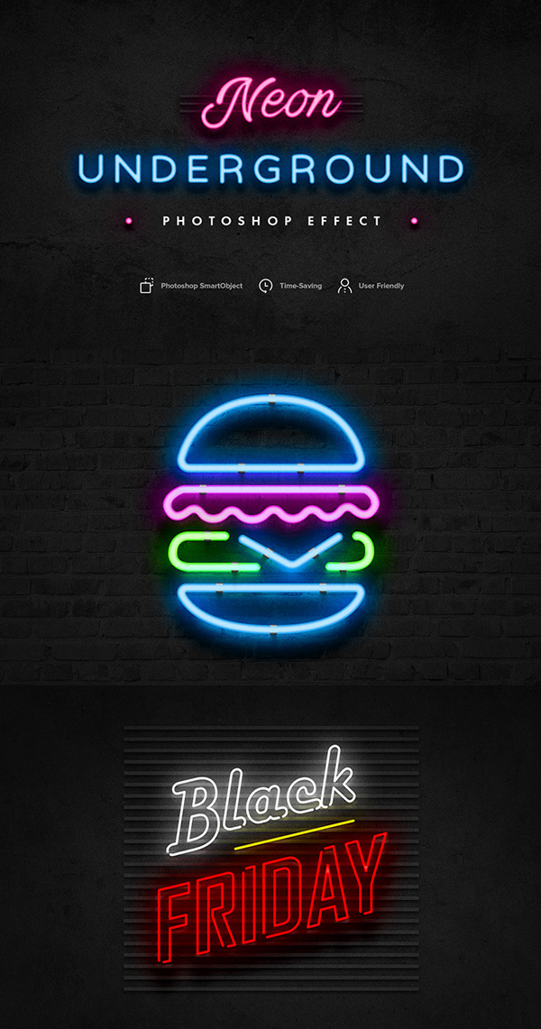 Neon Underground PS Effect Free Download