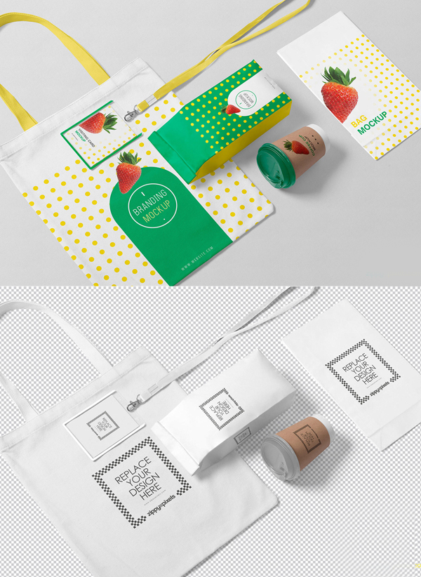 Free Packaging Mockup Scene