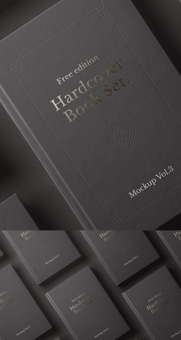 Free Psd Book Mockup Hardcover