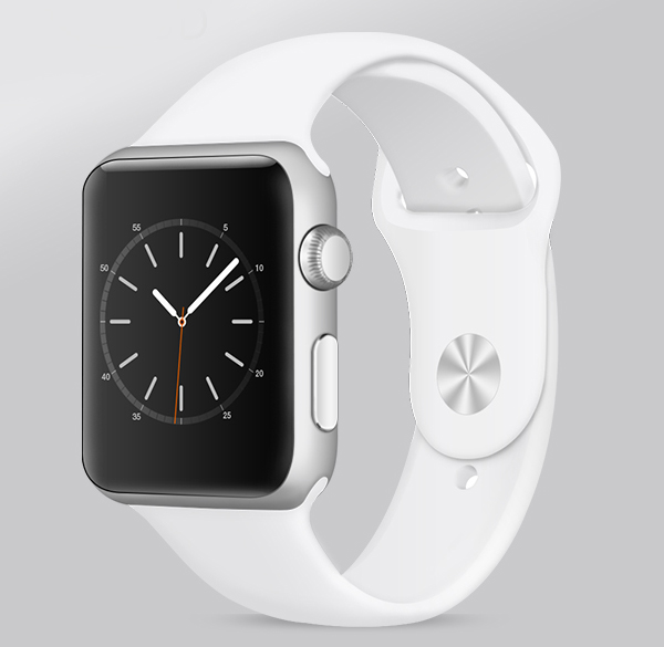 Free Realistic Apple Watch Mockup PSD