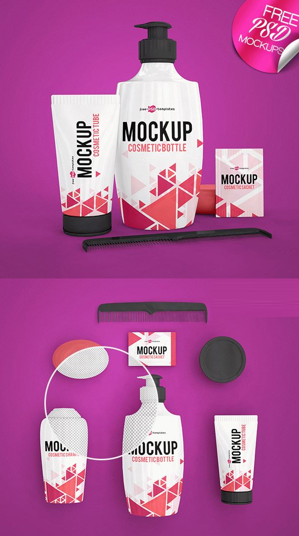 Free Cosmetic Mock-ups PSD