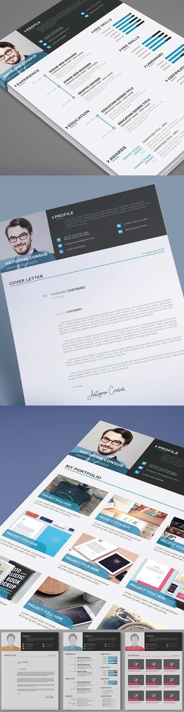 25 Fresh Free Professional Resume Templates - 1