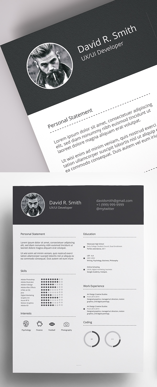 25 Fresh Free Professional Resume Templates - 15