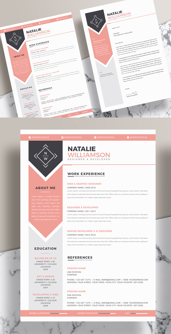 25 Fresh Free Professional Resume Templates - 19