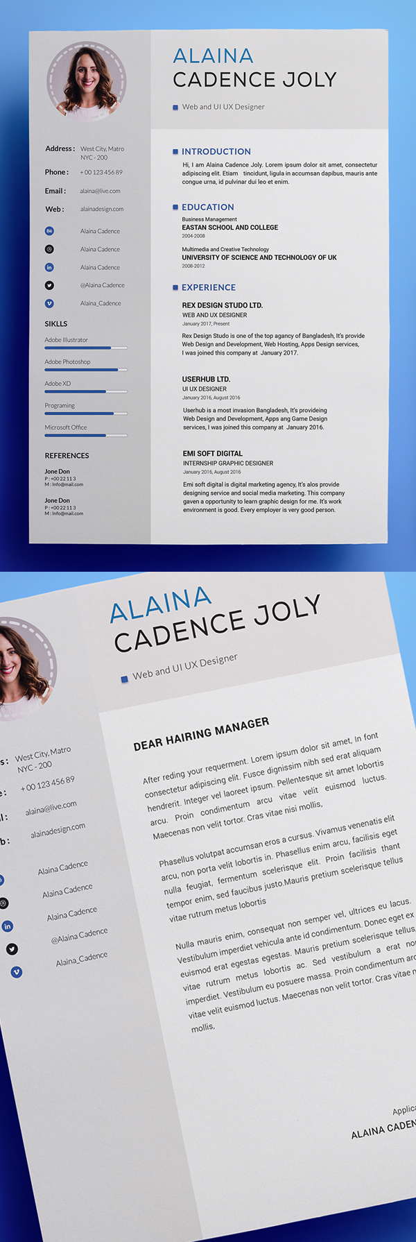 25 Fresh Free Professional Resume Templates - 24