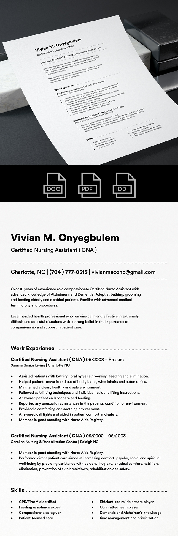 25 Fresh Free Professional Resume Templates - 3