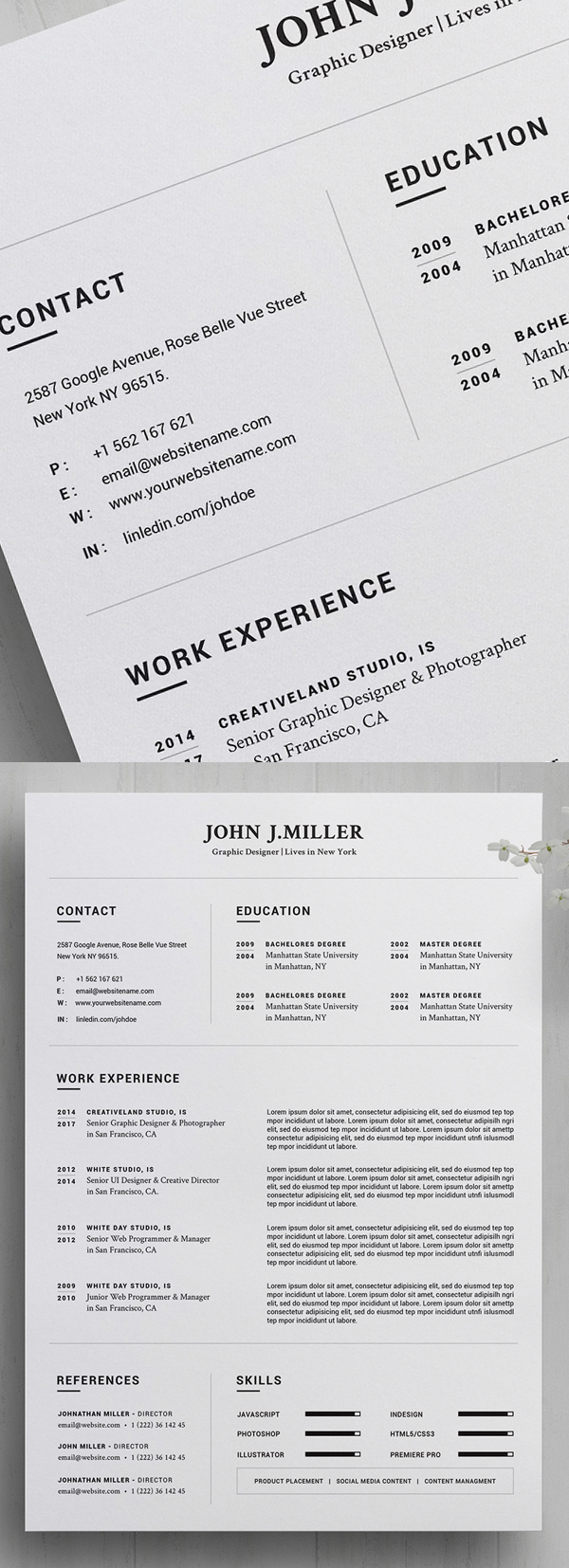 25 Fresh Free Professional Resume Templates - 4