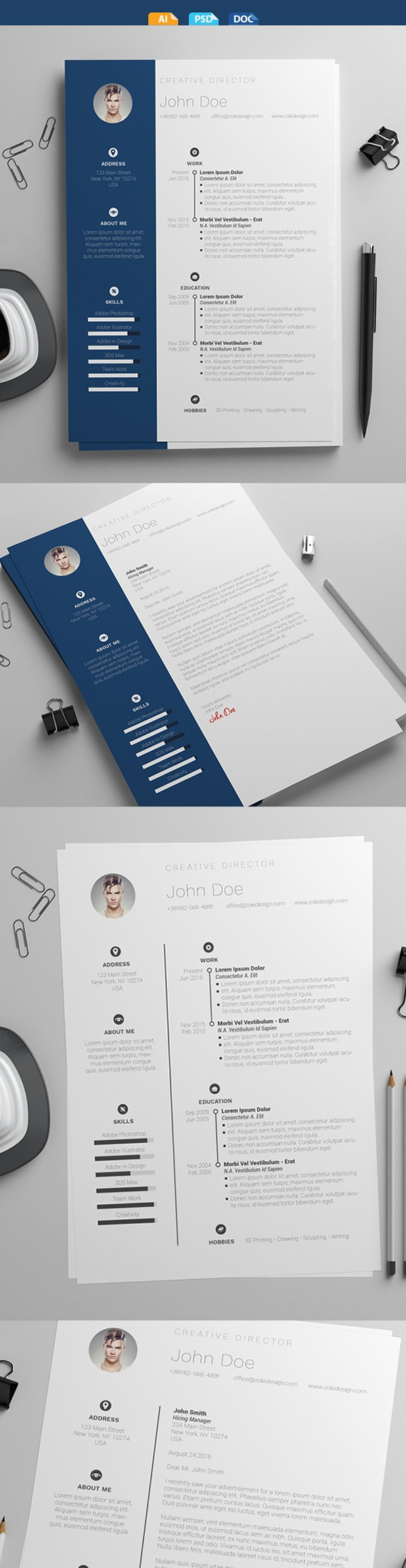 25 Fresh Free Professional Resume Templates - 5