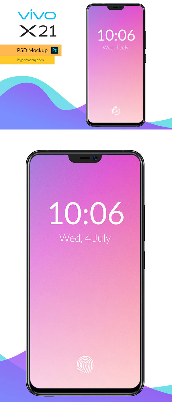 Free Vivo X21 PSD Mockup
