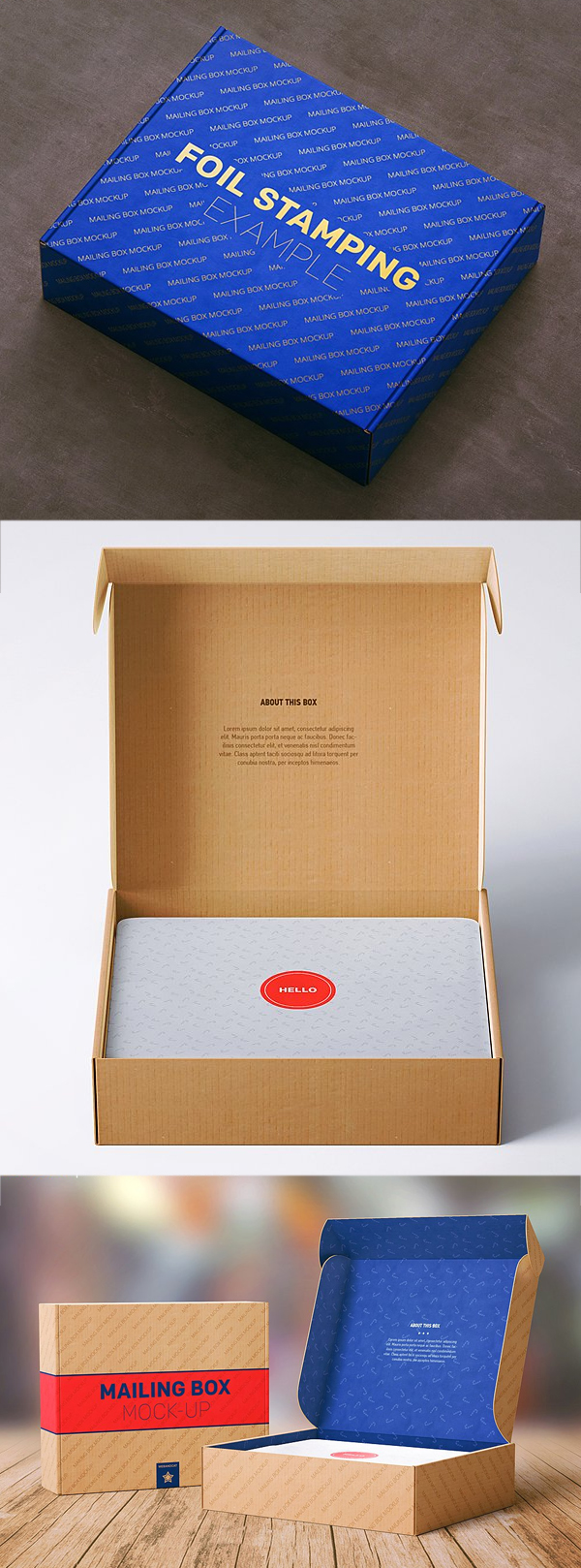 Shipping | Mailing Box Mock-up