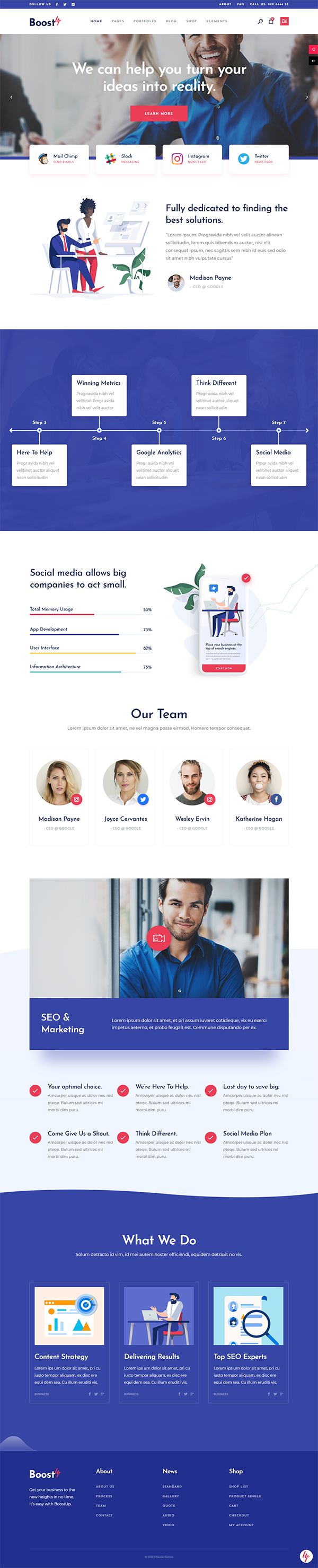 BoostUp - SEO Marketing Agency Theme