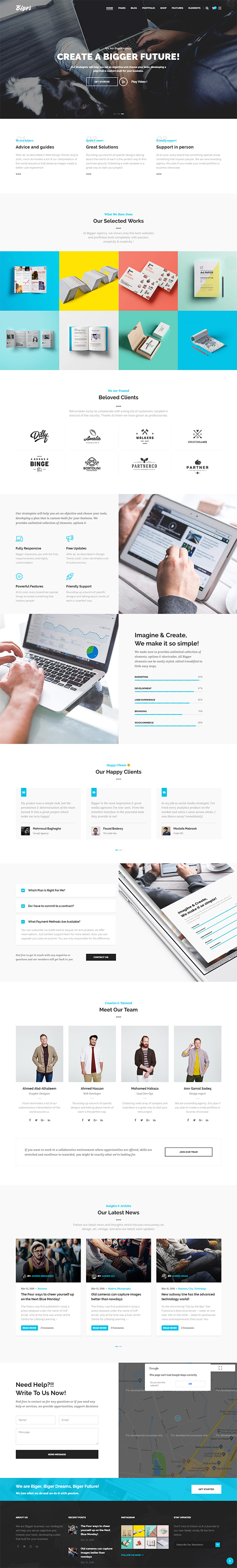 Biger - Responsive Multi-Purpose WordPress Theme