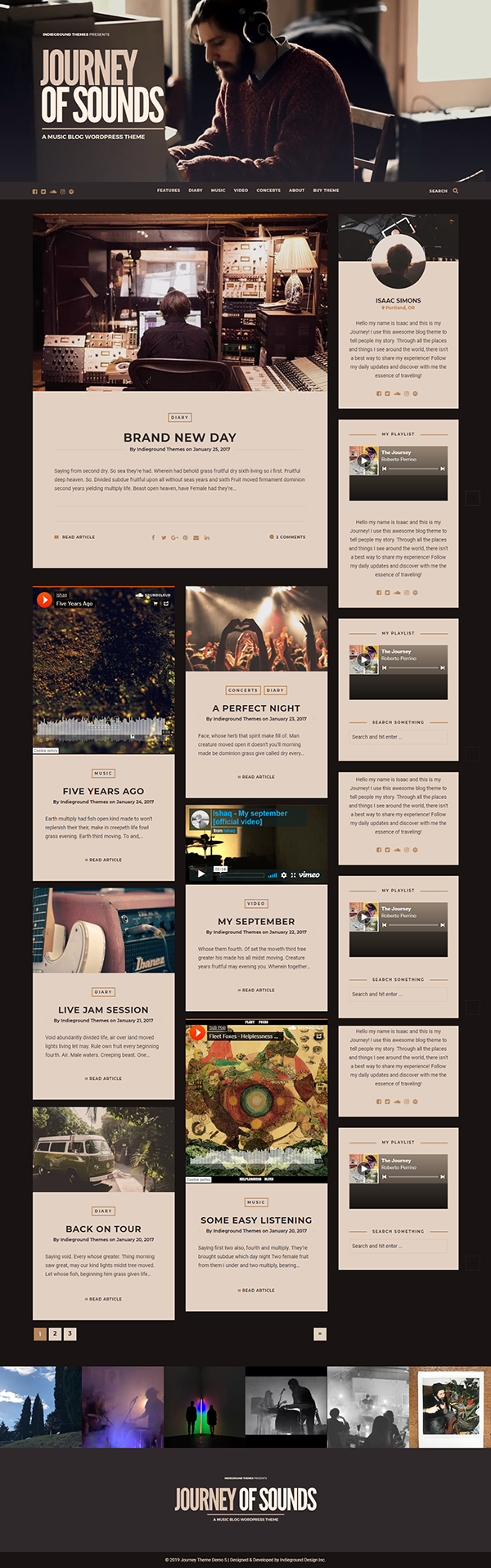 Journey - Personal Blog Theme