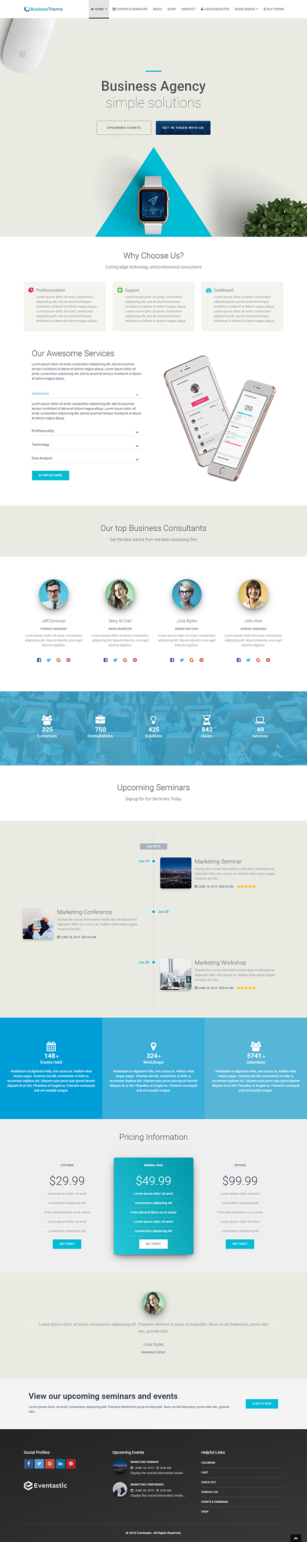 WP Theme for Events & Conferences