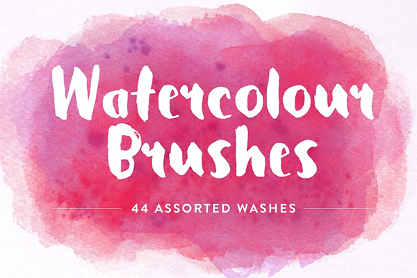 Watercolor Photoshop Brush Set