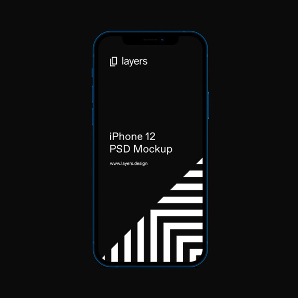Free iPhone 12 PSD Vector Mockup