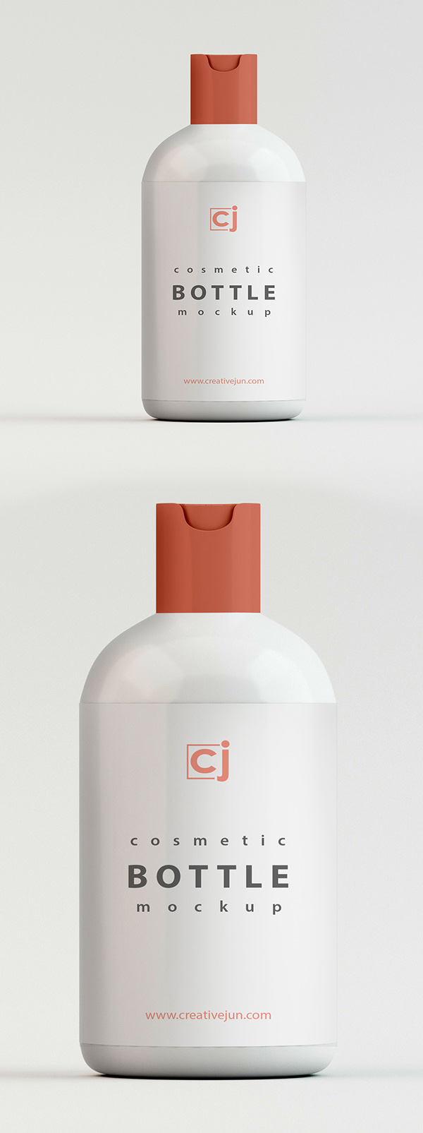 Free Cosmetic Bottle Mockup