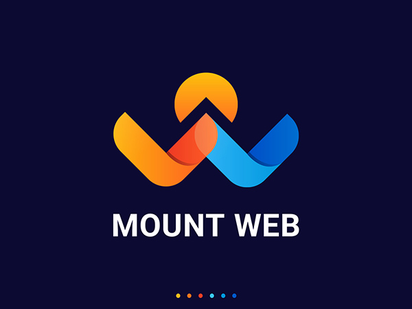 Mount Web Logo by Hasanuzzaman